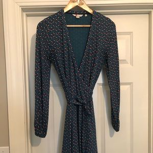 Biden elodie jersey wrap dress